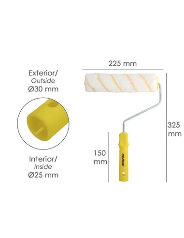 Rodillo Pintar Antigota 220x40 Mm