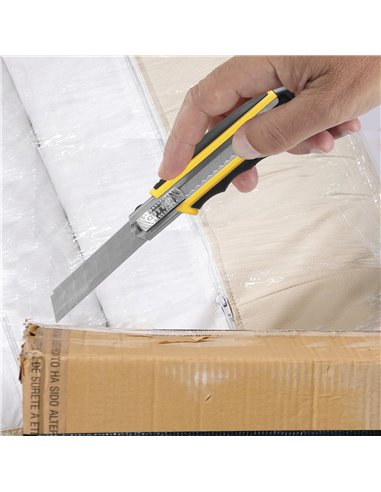 Cutter Profesional 18mm Con 8 Hojas Acero Sk5