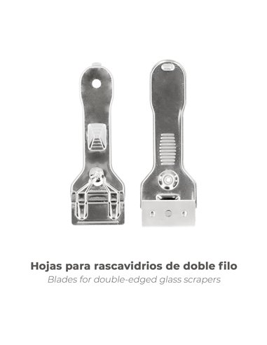 Hoja Rectangular Rascavidrios Domestico ( 5 piezas)