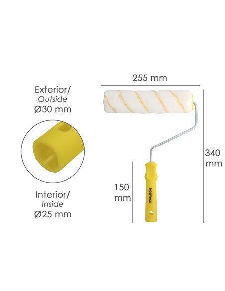 Rodillo Pintar Antigota 250x40 Mm
