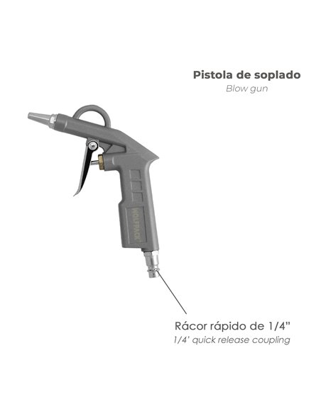 Kit Accesorios Para Compresor 3 Piezas Con Enganche Rapido, Juego de Herramientas Neumaticas Para Compresor.