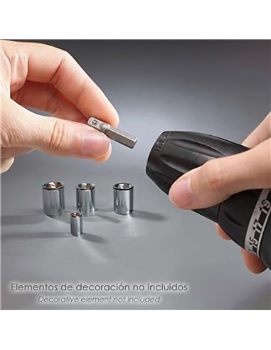 Adaptador Para Llaves De Vasos De 1/4"