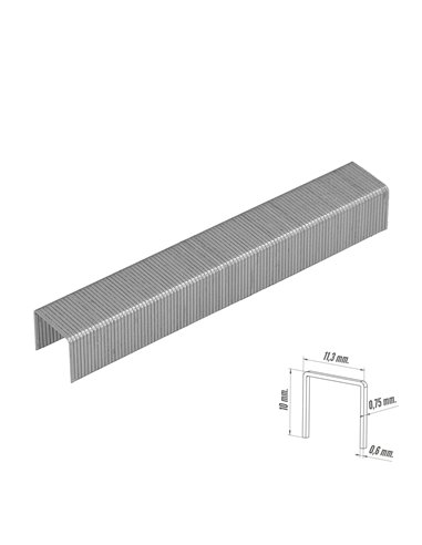 Grapas Para Clavadora Electrica Nº 3 10x11,4 mm. Caja 1.000 Piezas. Grapas Tipo 53. Grapas Grapadora,