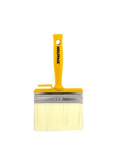 Brocha Profesional Techos 120x30 Mm. Cerda Blanca. Mango Ergonomico, Con Gancho. Brocha Pintura, Brocha Pintor Profesional