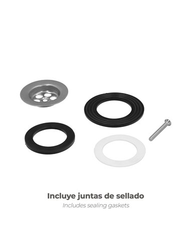 Sifon Bañera Con Rebosadero Salida Orientable1 1/2