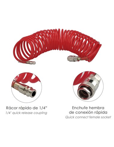 Kit Accesorios Para Compresor Aire Comprimido 5 Piezas Con Click Rapido