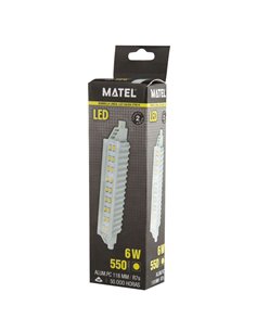BOMBA LED LINEAR 120º 16x118mm. 6w. LIMA 2