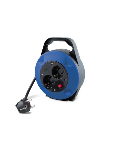 ONLEX 4.5 meter roll-up extension cord 3x1.5mm 2 sockets