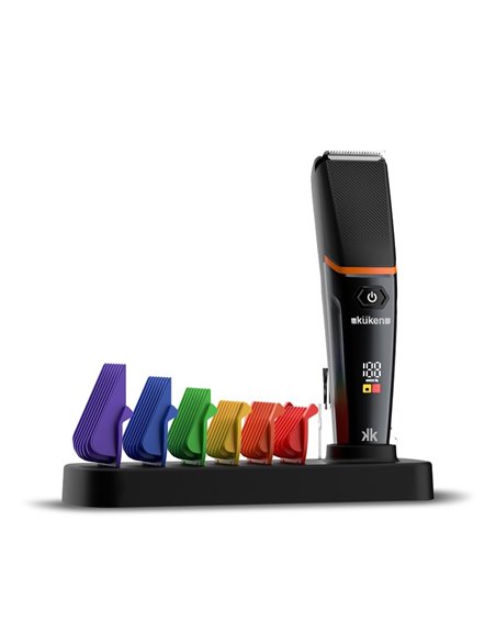 KÜKEN Tondeuse cheveux/barbe avec batterie de chargement USB 6 niveaux