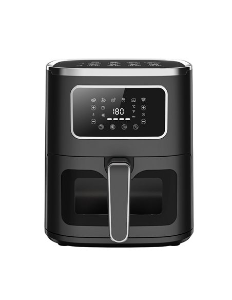 Freidora sin aceite negra digital 5 litros con ventana KÜKEN
