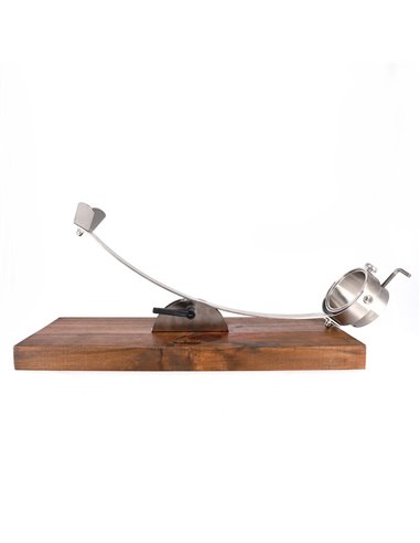 Ham holder swing model stainless steel/wood