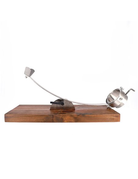 Ham holder swing model stainless steel/wood