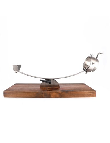 Ham holder swing model stainless steel/wood