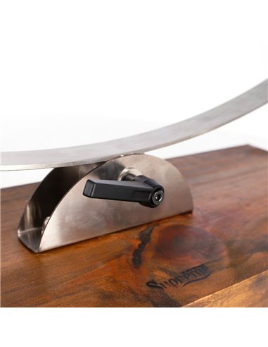 Ham holder swing model stainless steel/wood