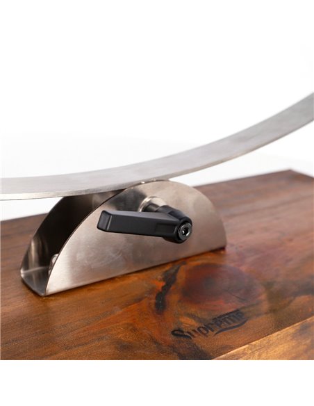 Ham holder swing model stainless steel/wood