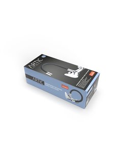 Misturador para lavatório JAVA de parede em borracha flexível preta 2