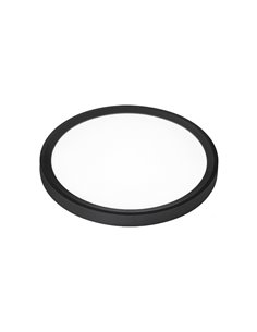 Rundes LED-Panel schwarze Oberfläche 230mm 18W CCT