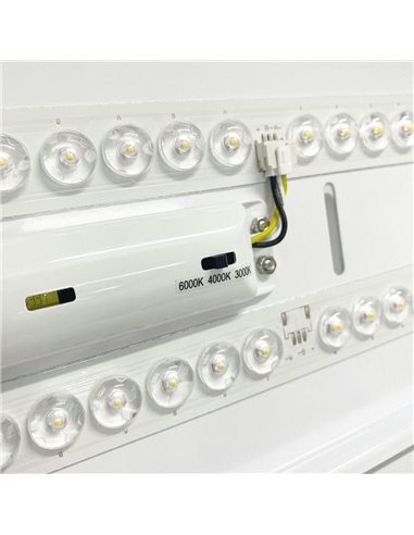 Integrated LED ceiling screen 3 temperatures 24W 70x17x5cm