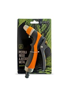 PISTOLA DE RIEGO AKHUO AJUSTABLE BOQUILLA METÁLICA 2