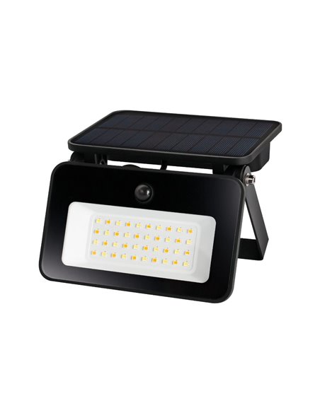 Solar LED floodlight with IP65 10W CCT sensor
