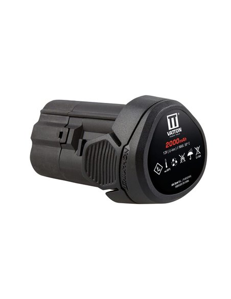 Trapano a percussione brushless VATTON 12V 1 batteria 2,0Ah