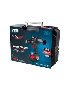 Furadeira de impacto sem escova WORGRIP 20V com bateria de 4,0Ah 2