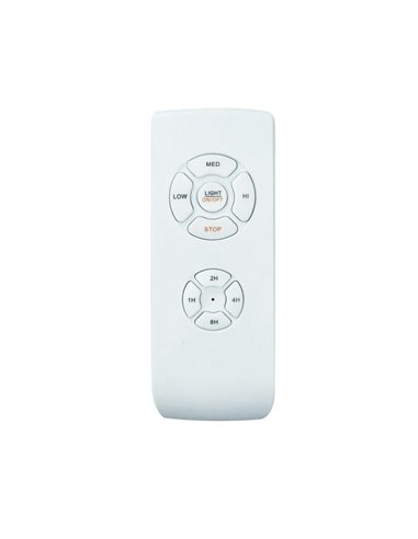 Ventilatore da soffitto bianco da 70 W con telecomando