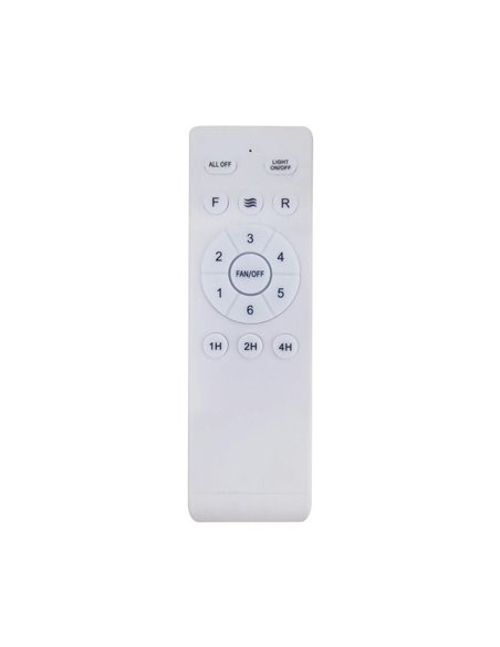 Ventilatore da soffitto KÜKEN bianco con pale retrattili