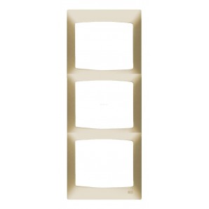 Marco 3 elementos vertical DORADO PERLA BJC Coral 21113-DP