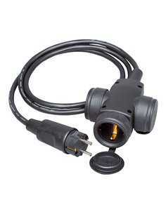 Alargadera “H07RN-F” 3G1,5mm² con clavija 1,5m de longitud KOPP