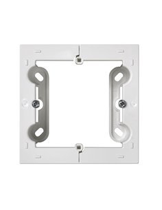 Caja de superficie blanca “Serie 10” para pulsador/conmutador/enchufe (2P+T tipo F) hecha en plástico IP20 8,4x4x8,4cm SIMON 2