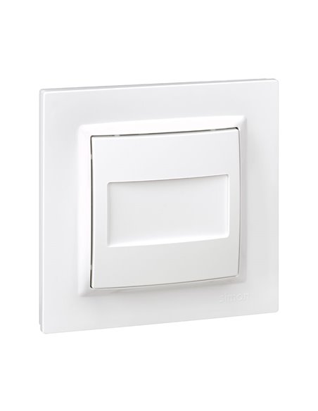Tapa ciega color blanco “Serie 10” 8x3x8cm SIMON