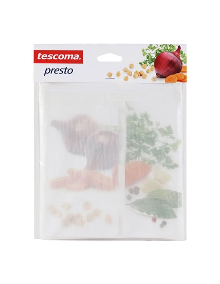 Bolsas de malla “Presto” de tela sintética duradera (2 unidades) TESCOMA