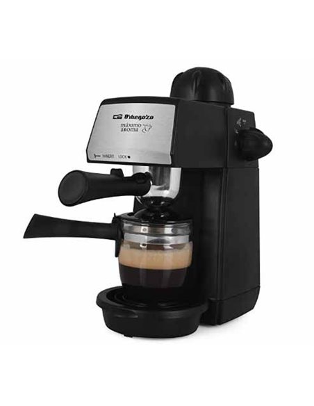 ORBEGOZO CAFETERA PRESION 5 BAR 870 W 2-4 TAZAS 16782   ALM