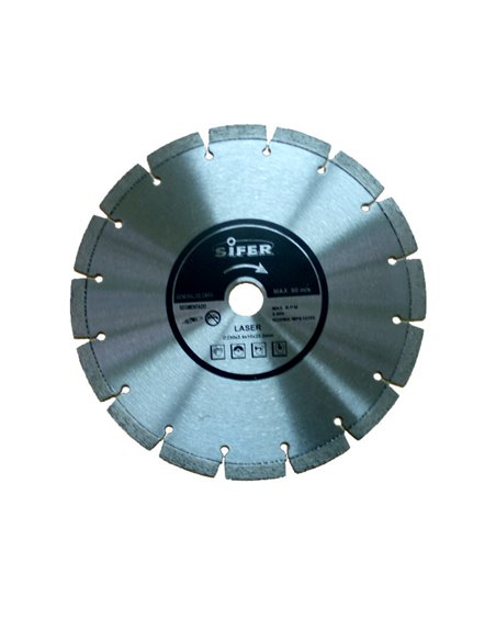 SIFER DISCO DIAMANTE 230 PASTILLA 10 MM SEGMENTADO LASER23010