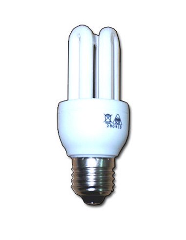 LUZ DLU LAMPARA ELECTRON.3U/T3 230V E27 CORTA  14WFRIA FLS39042