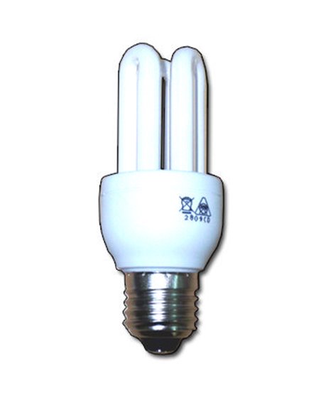LUZ DLU LAMPARA ELECTRON.3U/T3 230V E27 CORTA  14WFRIA FLS39042