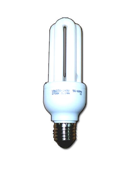 LUZ DLU LAMPARA ELECTRON.3U/T4 230V E27 LARGA  21WFRIA FLS4E042