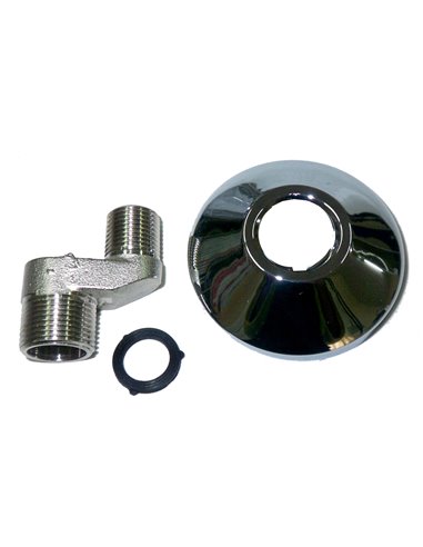 EXCENTRICA PEQUE�A 3/4 x 1/2 x 10 CROMO + EMBELLECED JUEGO DE 2 
