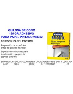 Adhesivo para papel pintado QUILOSA BRICOFIX 125 g 10043881 2