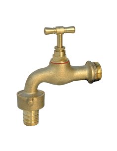 PLUVIA GRIFO MANGUERA LATON 3/4 CON RACOR 61022 3/4 A179-02
