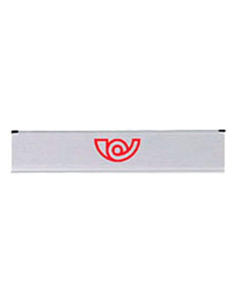 BTV BOCACARTAS MOD.  1 ALUMINIO NATURAL 58x282 MM00401