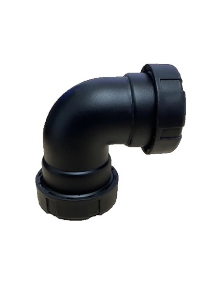 TECNOAGUA CODO H-H DE 40 LISO NEGRO  T-200B58800