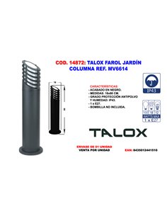 TALOX FAROL JARDIN COLUMNA REF. MV6614