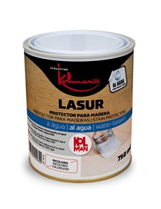 PINTURA PROTECTOR MADERA AL AGUA KOLMAN INCOLORO 750 ML.