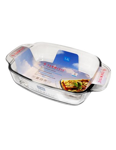 TERMISIL FUENTE RECTANGULAR CRISTAL HORNO/MICRO 1,4 LPBSP140A
