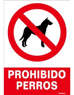 NORMALUZ SE�AL LUMINISCENTE "PROHIBIDO PERROS" 21x30RD40033