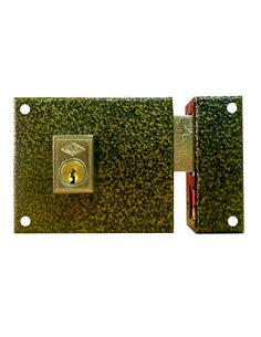 CVL CERRADURA 1124-A  /1-  8 DERECHA PINTADA CILINDRO REDONDO