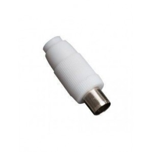 Conector TV recto hembra