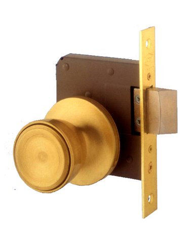 UCEM CERRADURA EMBUTIR 5300P LATON 50 POMO